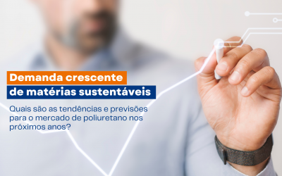 Demanda crescente de matérias sustentáveis Quais são as tendências e previsões para o mercado de poliuretano nos próximos anos?